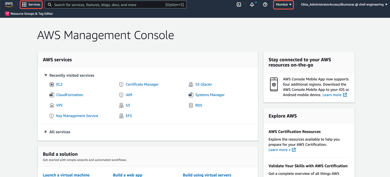 Amazon Management Console